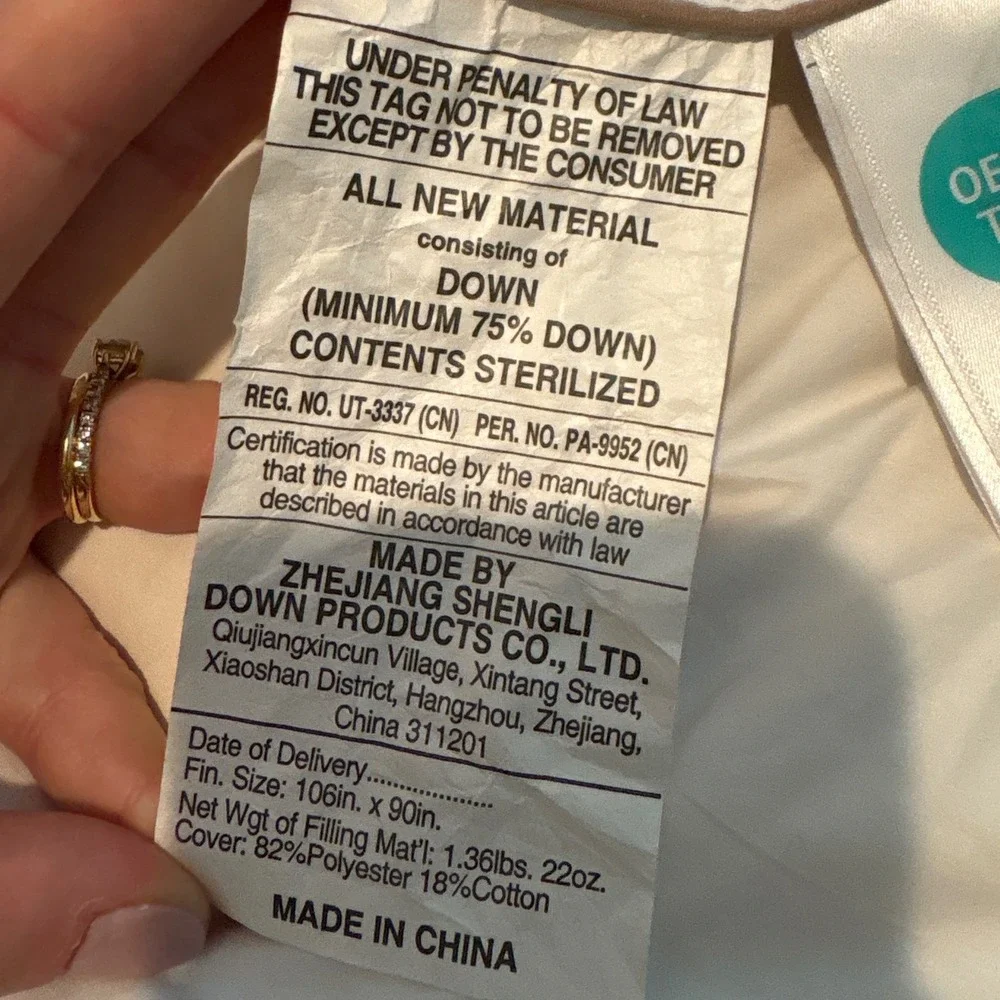 Snowman NIB Lightweight KING Comforter